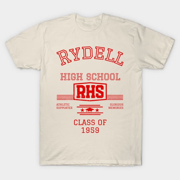 Rydell High School T-Shirt by Slightly Unhinged